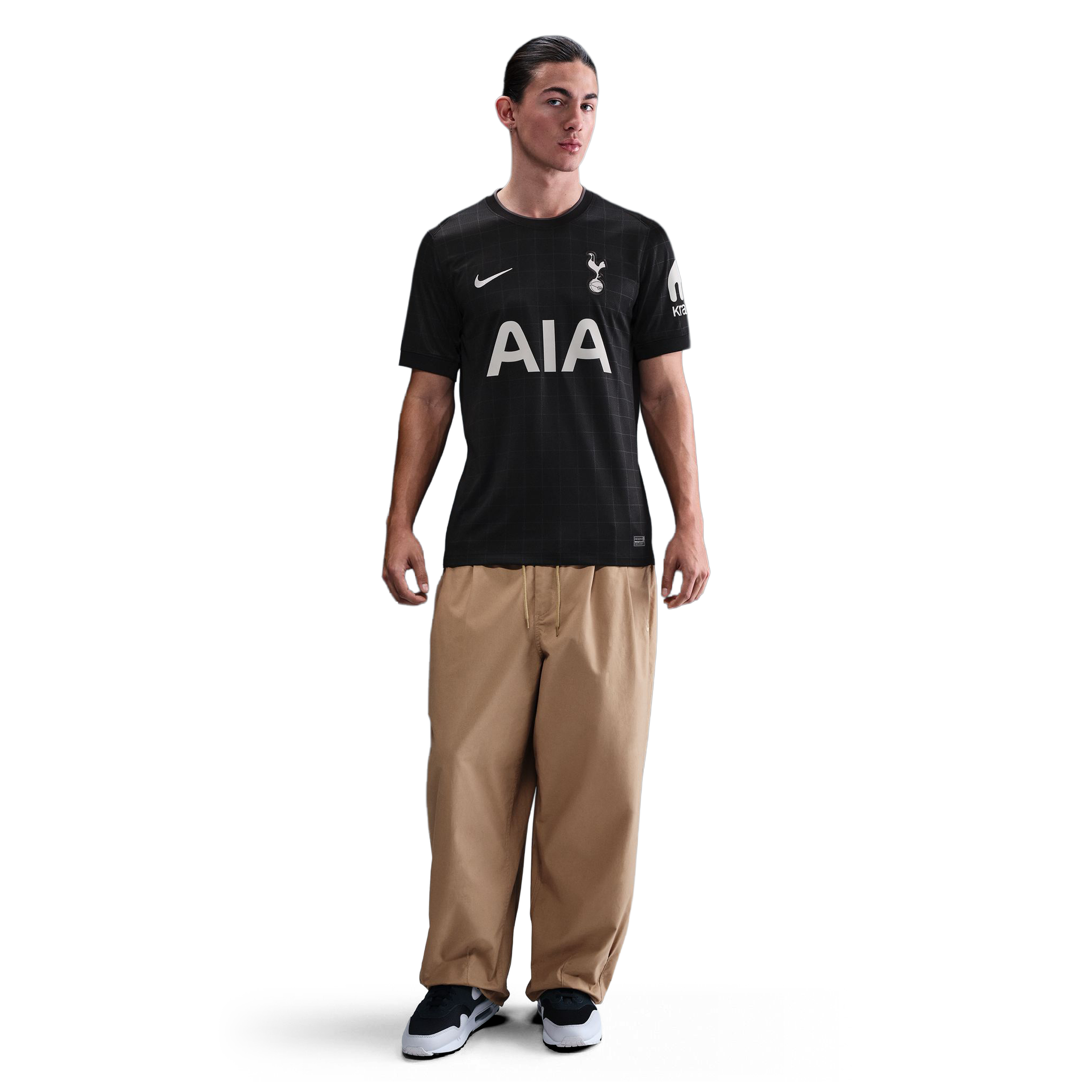 Nike Tottenham Hotspur 2025/26 Stadium Away Replica Shirt Black