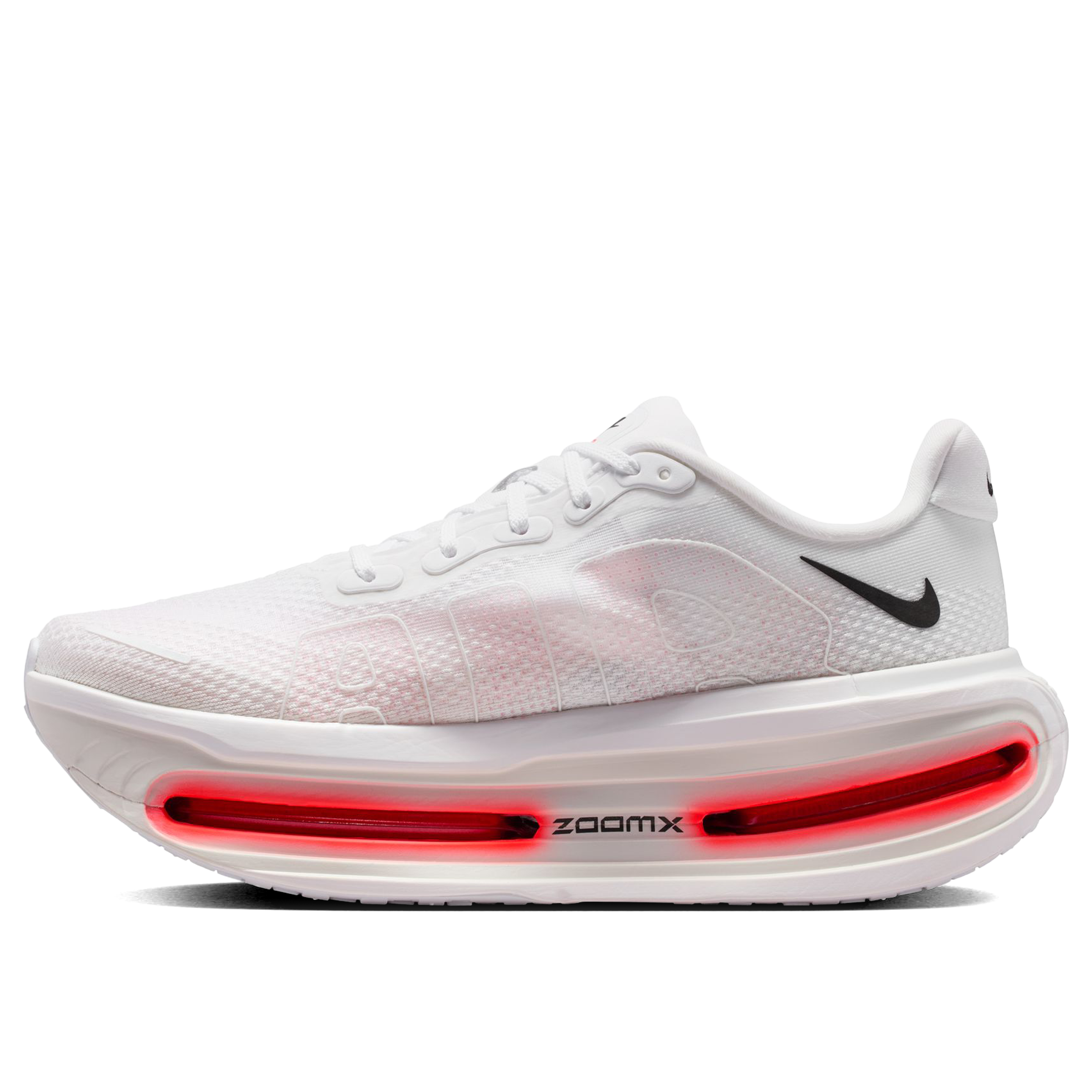 Nike Mens Vomero Premium Running Shoes White/Black-Bright Crimson