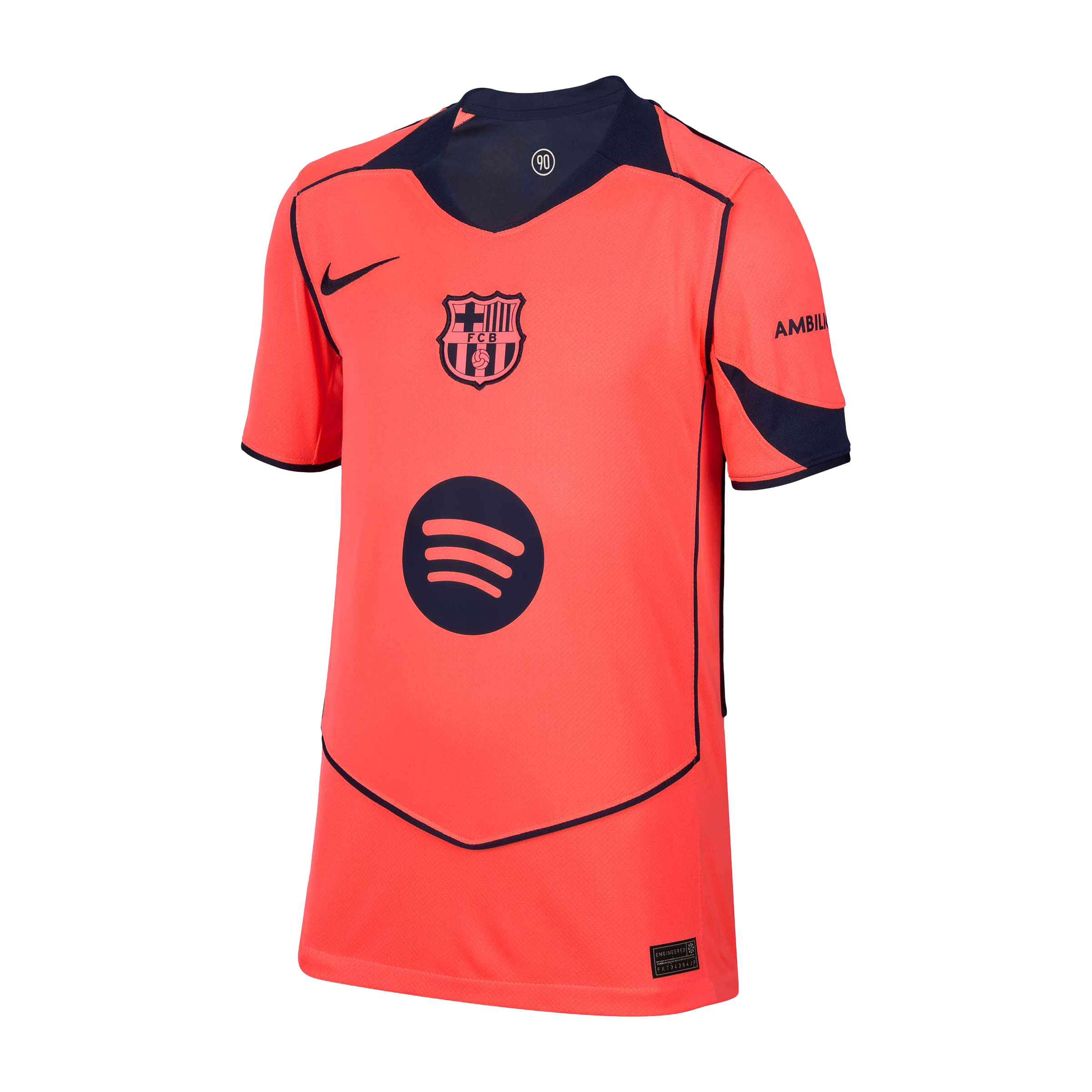 Nike Kids Barcelona 25/26 Stadium Third Total 90 Replica Football