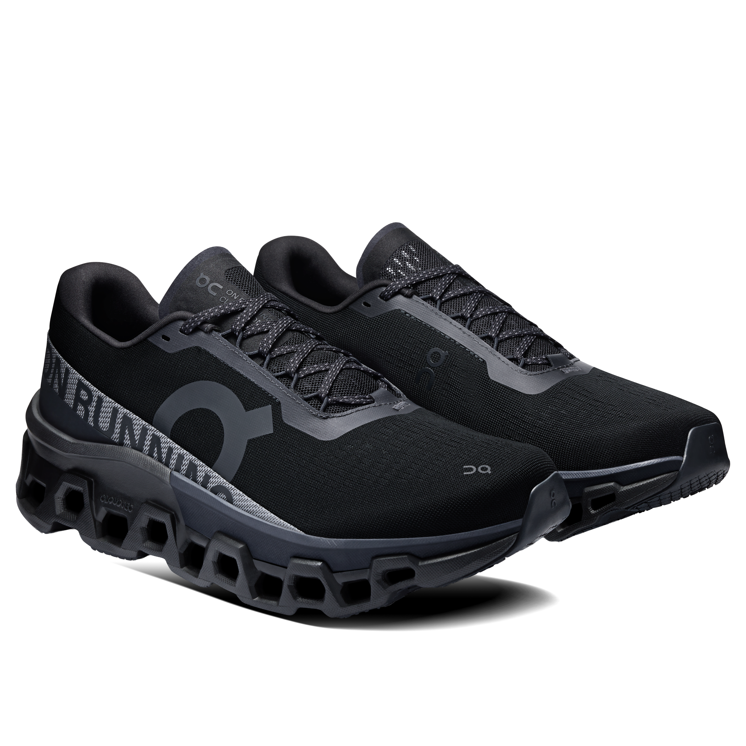 On Mens Cloudmonster 2 Running Shoes Black | Sports Direct Australia