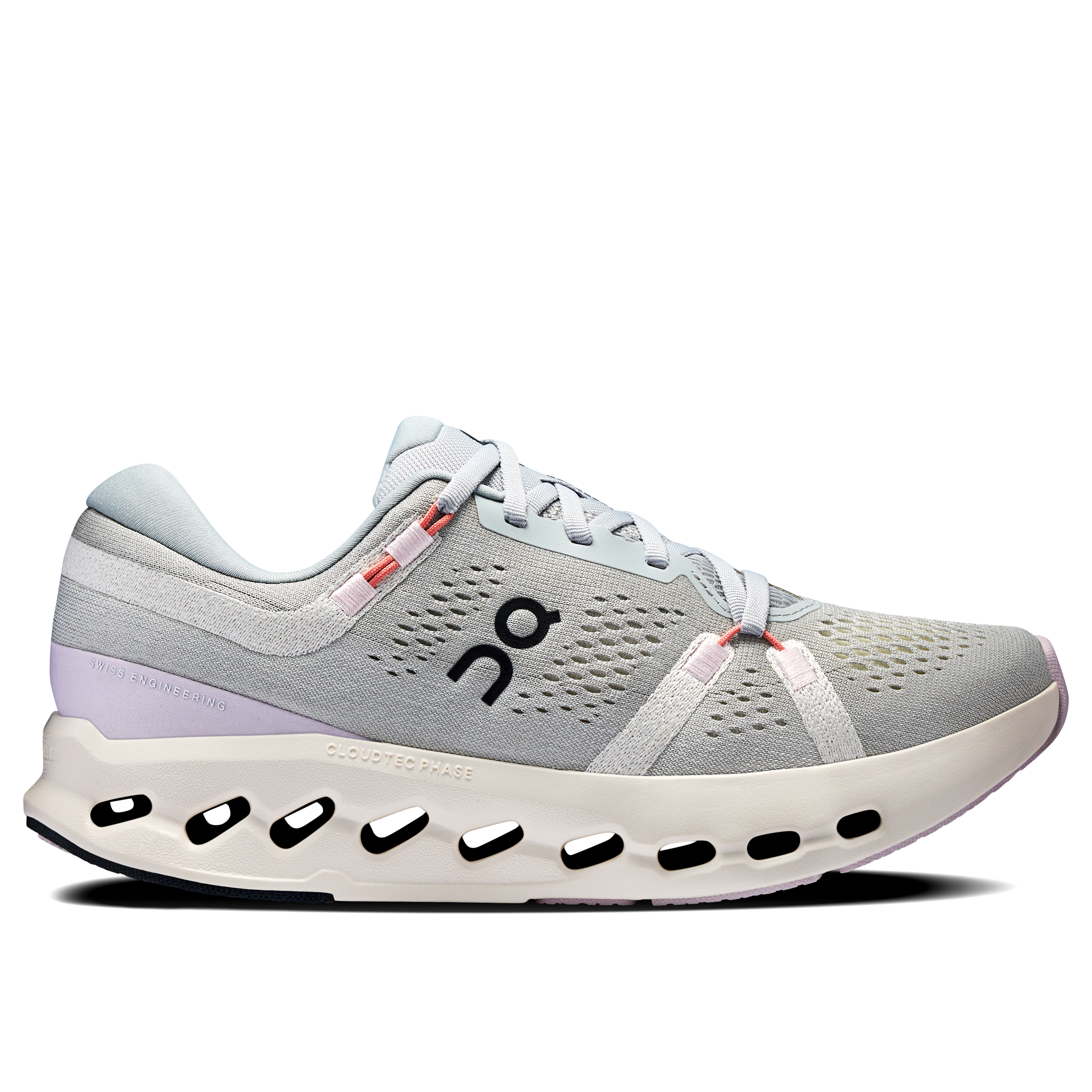 On Womens Cloudsurfer 2 Running Shoes Glacier | Ivory | Sports 