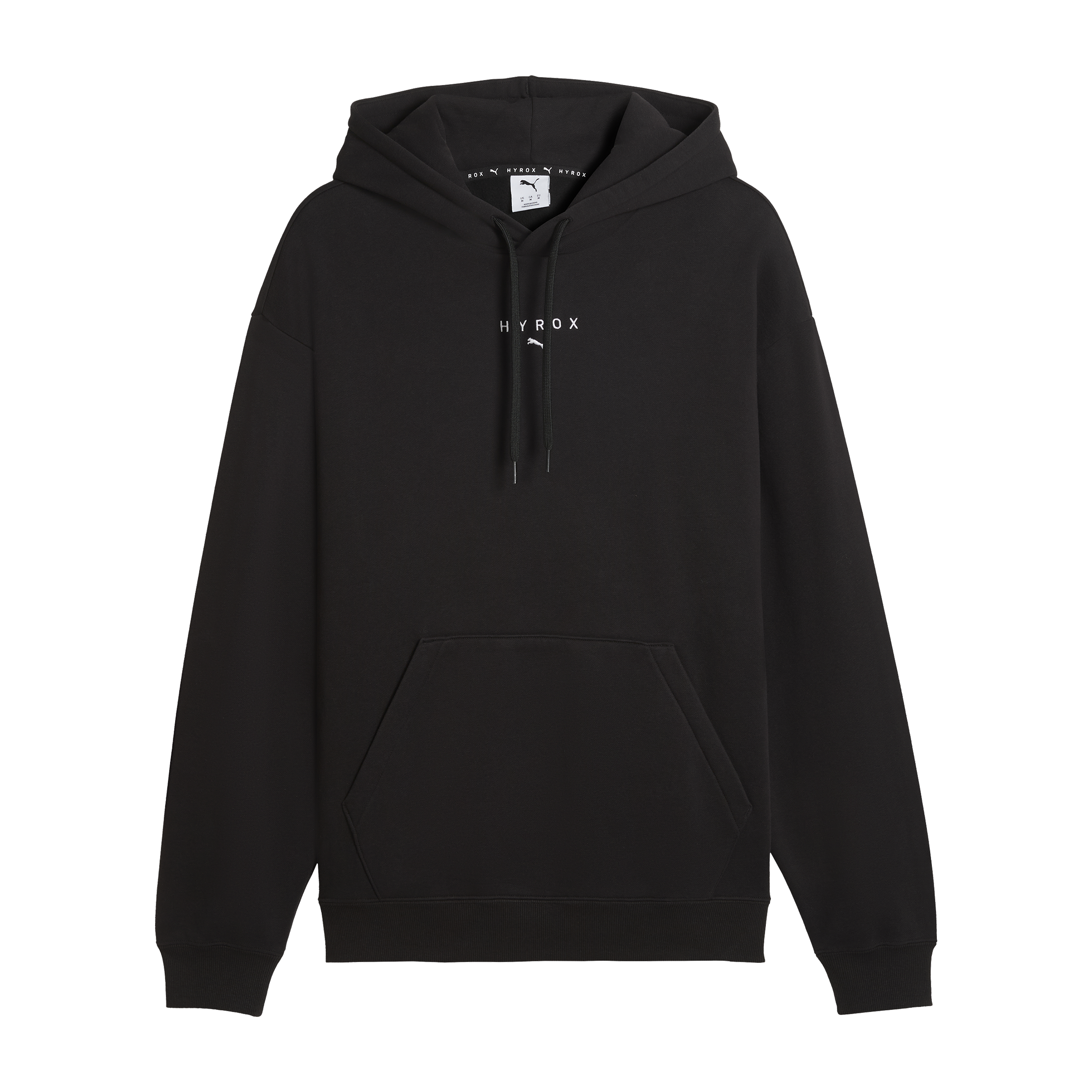 Puma Mens Puma x Hyrox Heavyweight Hoodie Puma Black | Sports
