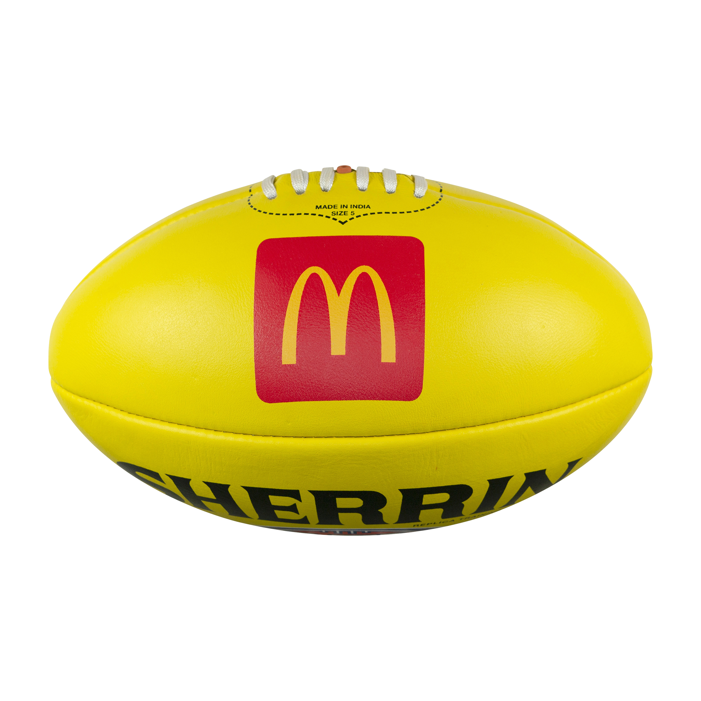 Sherrin Unisex AFL Replica (Size 5) Training Ball Yellow | Sports