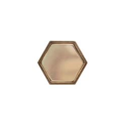 Thom FIlicia For Accurate Aurora Hex Cabinet Knob TB US3 Front View