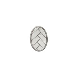 Thom FIlicia For Accurate Aurora Oval Cabinet Knob US14 Front View