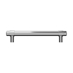 Miramar Appliance Pull (JAM.MAP) on white background — oversized linear appliance pull with a long clean cylinder form