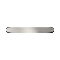 Hampton Cabinet Pull (JAM.HCP) on white background — curved bar pull with a sweeping hull-like silhouette