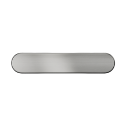 Hampton Lever (JAM.HL) on white background — horizontally swept mortise door lever with a wave-like angled tip