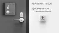 Electrified Latch Retraction Accessible Restroom Lock Disability