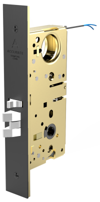 Accurate Lock & Hardware M8700E/M8800E Motor Drive Narrow Backset Electrified  Mortise Lock