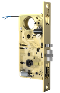 Accurate Lock & Hardware M8700E/M8800E Motor Drive Narrow Backset Electrified  Mortise Lock