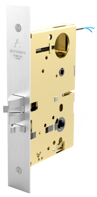 M915XE Motor Drive Electrified Mortise Lock in US26D Satin Chrome