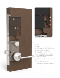 M9167E Electrified Lock with Deadbolt - Accurate Lock & Hardware