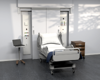 Sliding Door System for Medical Gases Angle