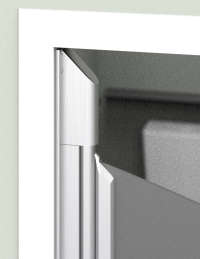 Ligature Resistant Swinging Door System Close Up Hinge Top