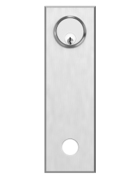 19TE-C Tubular Oval Escutcheon with Cylinder Rose