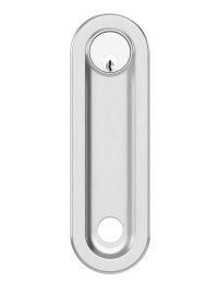 20TE-C Tubular Oval Escutcheon with Cylinder Rose