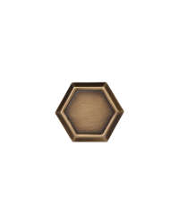 Thom FIlicia For Accurate Henderson Hex Cabinet Knob TB Front View