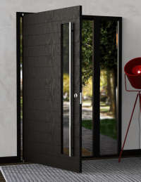 Pivot Entry Door - Open