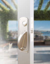 NCH 8800 Narrow Backset Crescent Mortise Set in Environment