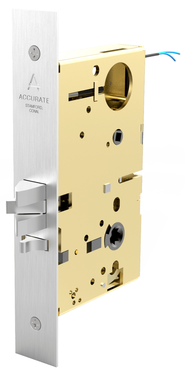 M915XE Motor Drive Electrified Mortise Lock in US26D Satin Chrome