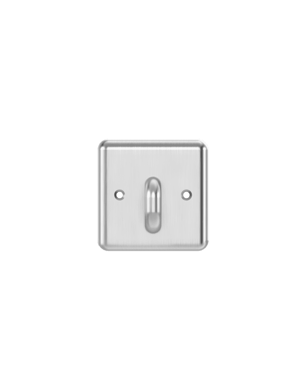 17R-T Tubular Square Thumb Turn with Rosette