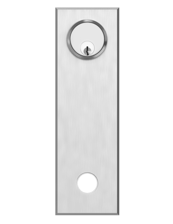 19TE-C Tubular Oval Escutcheon with Cylinder Rose