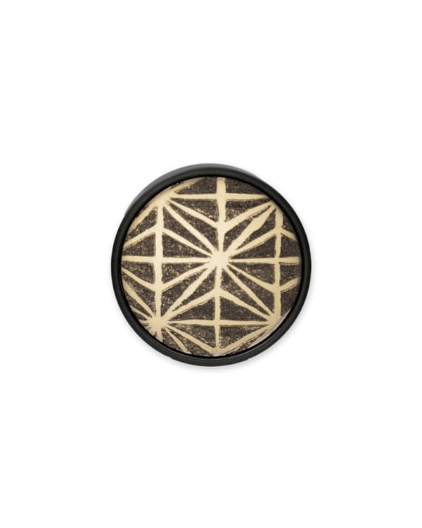 Thom FIlicia For Accurate Aurora Round Knob US19LL.M US3 Etched Inlay Front View
