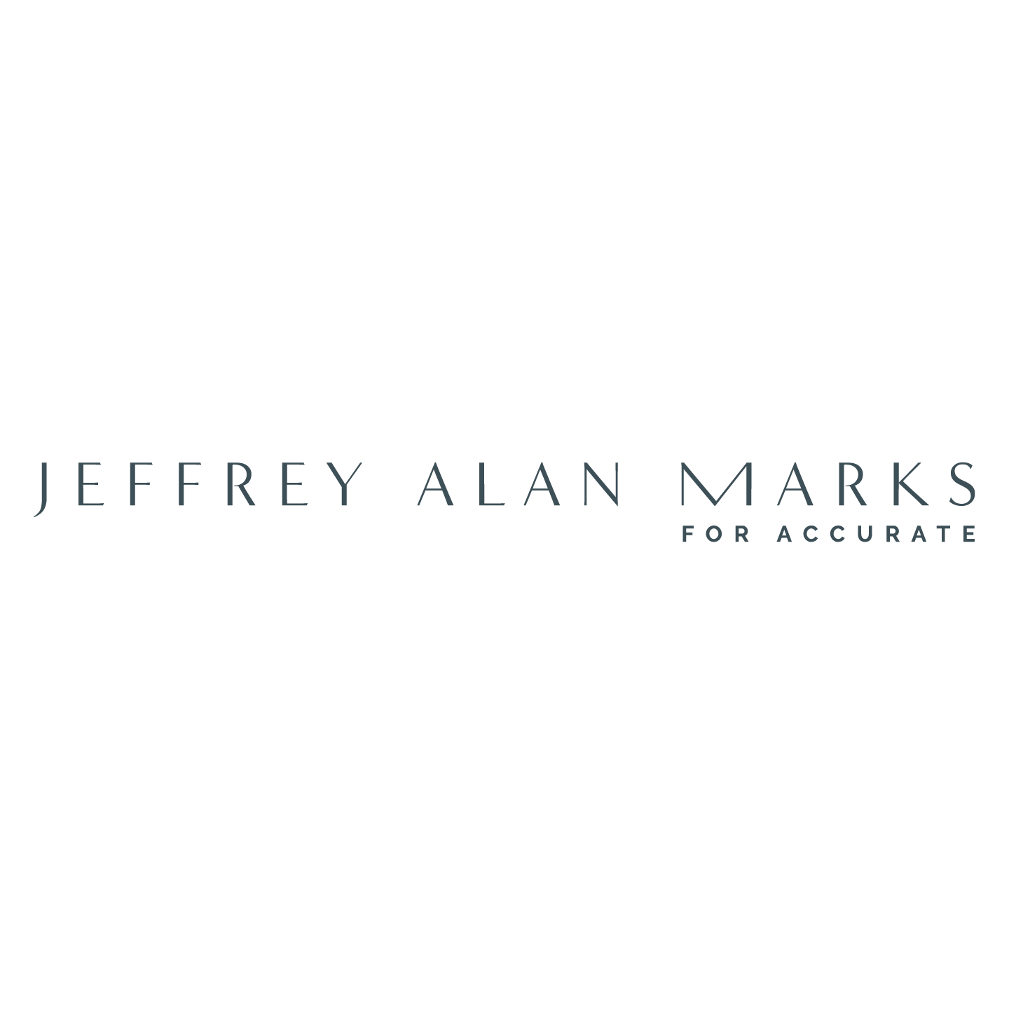 Jeffrey Alan Marks For Accurate Full Logo