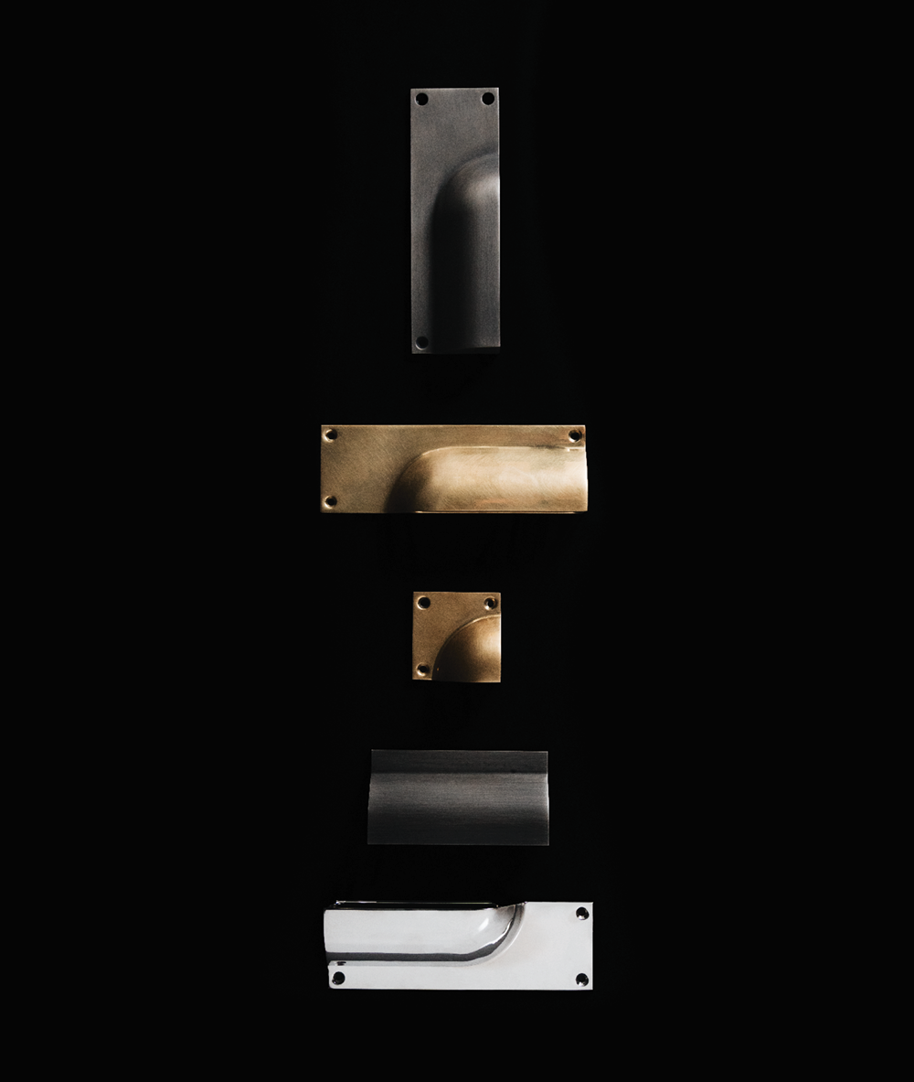 Carol Kurth for Accurate, CADENCE, CADENCE Cabinet Pulls, Brass Cabinet Pulls