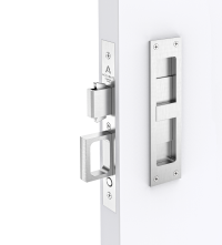 Vantage Pocket Door Sets Exposed Fasteners Thumb Turn