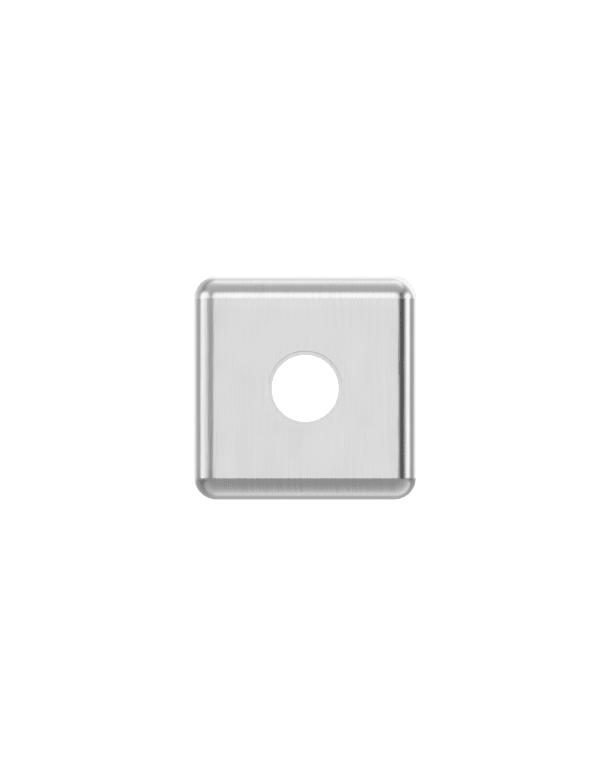 17TR Square Rose for Tubular Latch