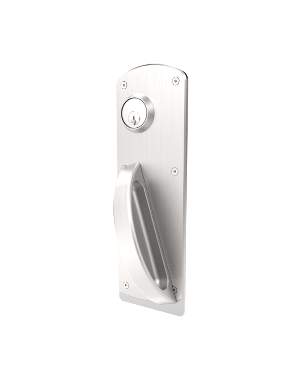 NCH 8800 Narrow Crescent Mortise Plate with Lever