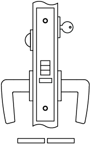 9000 | 9100 UL Listed Mortise Lock - Accurate Lock & Hardware