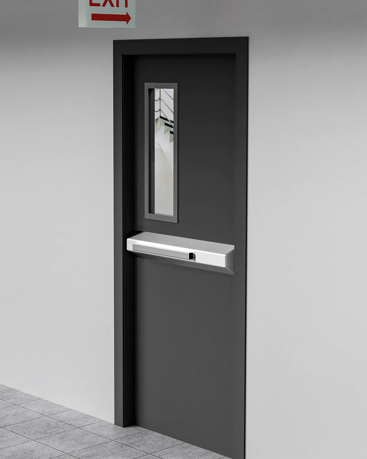 Ligature Resistant Push Bar