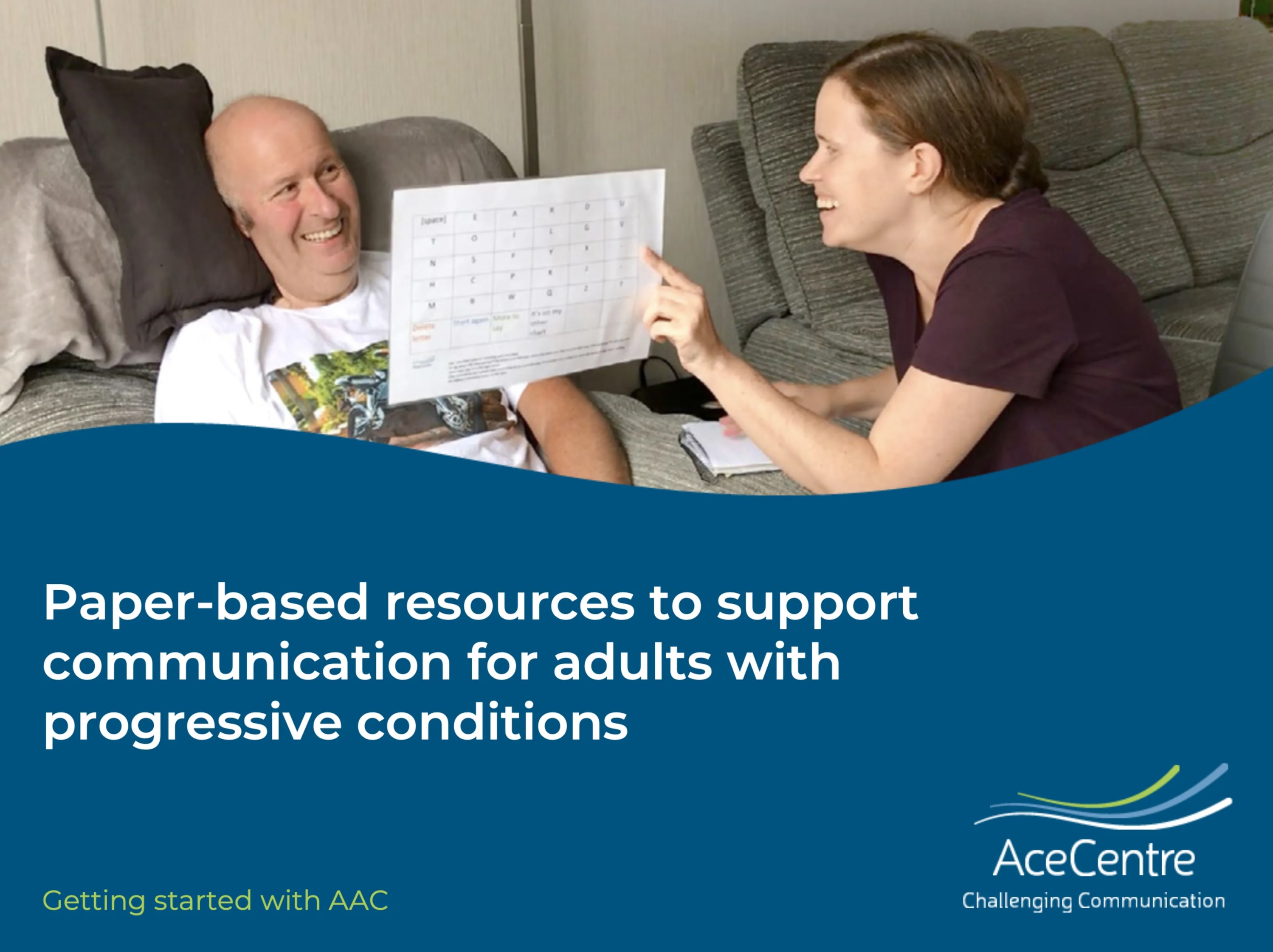 An thumbnail for the post: Paper-based resources to support Communication for Adults with Progressive Conditions