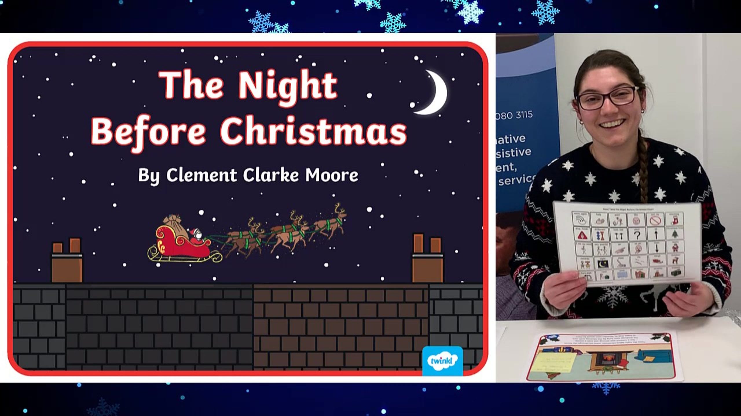 An thumbnail for the post: Night Before Christmas Shared Reading