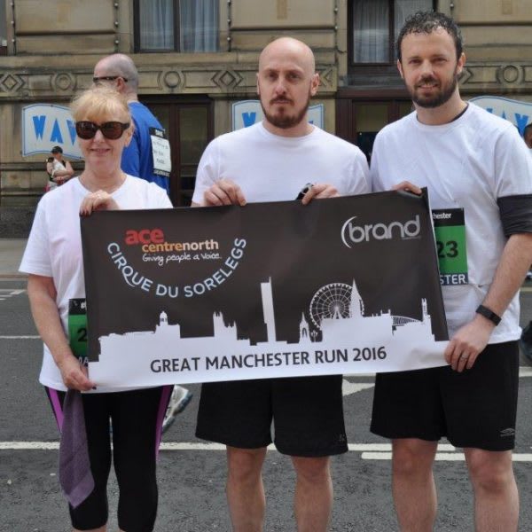 Runners in manchester
