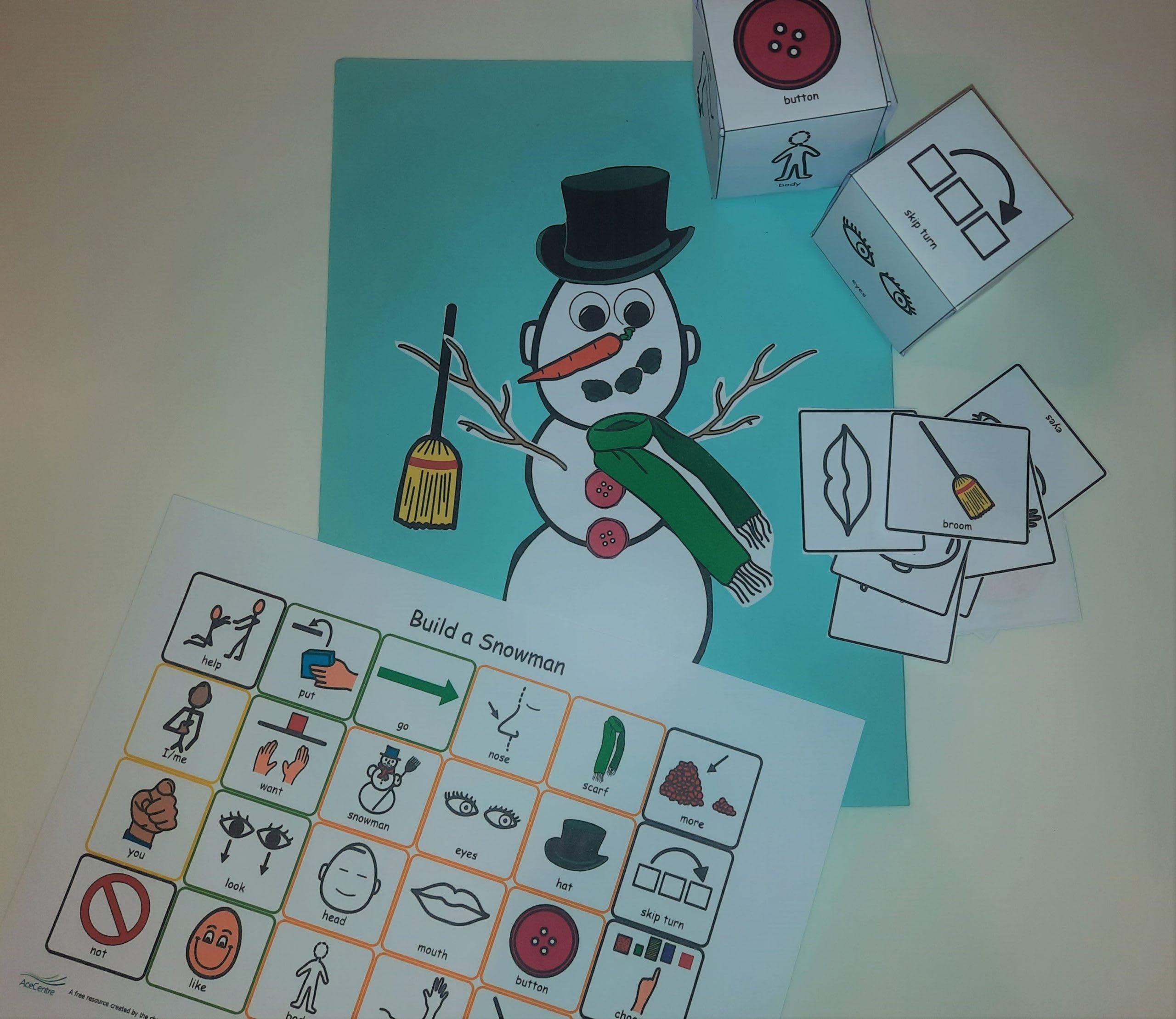 An thumbnail for the post: Build a Snowman