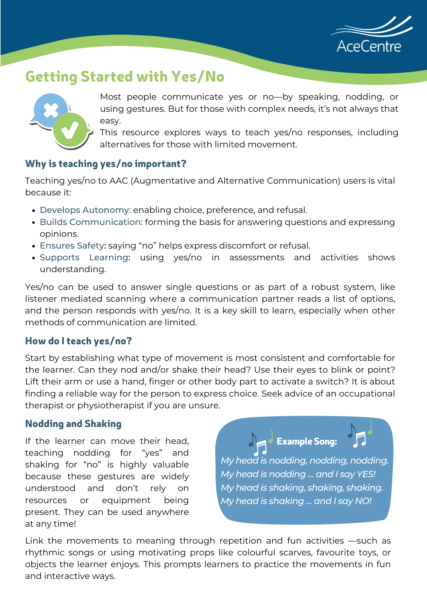 An thumbnail for the post: Getting Started with Yes/No