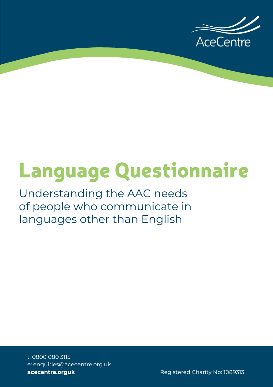 Featured image of: Language Questionnaire