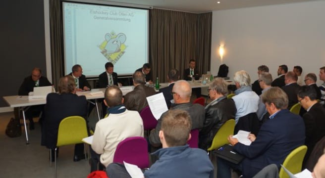 EHC Olten - finanziell alles im grünen Bereich