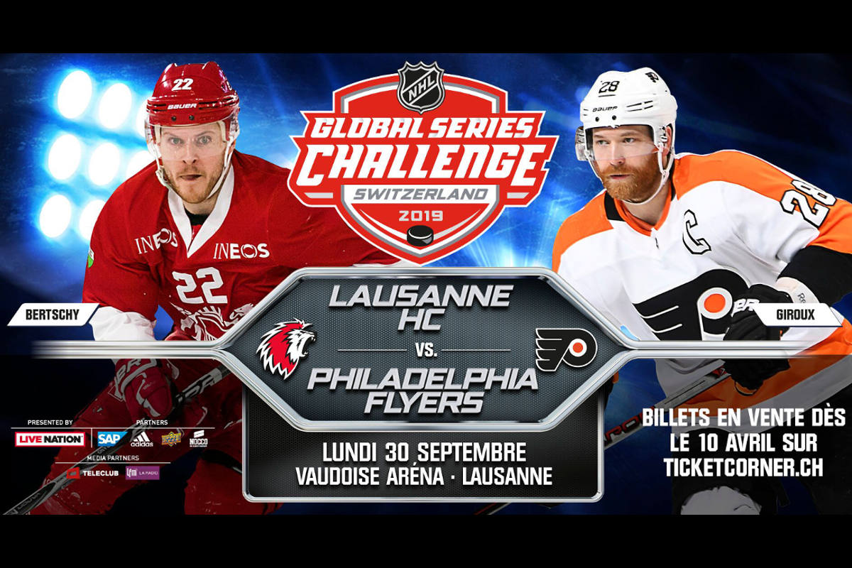 Lausanne wird die Philadelphia Flyers empfangen
