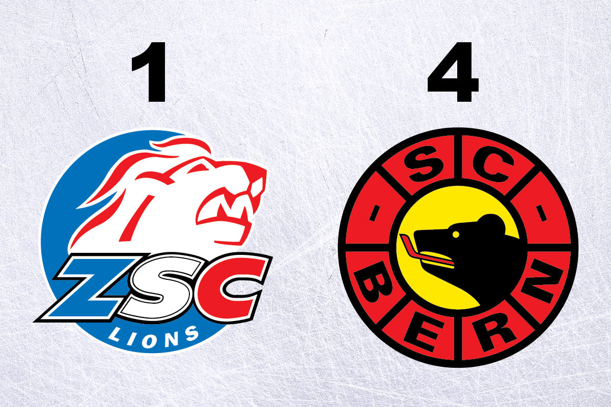 SC Bern schlägt die ZSC Lions im Hallenstadion