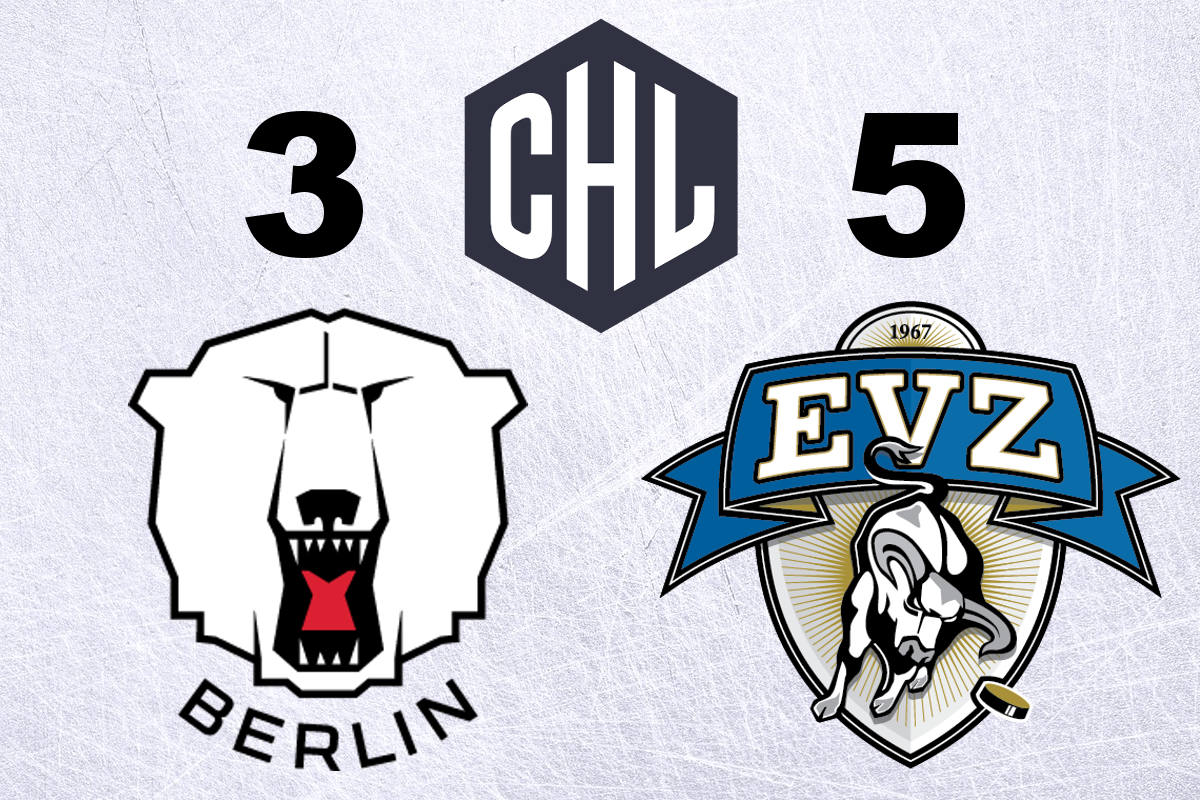 Der EV Zug gewinnt bei den Eisbären Berlin