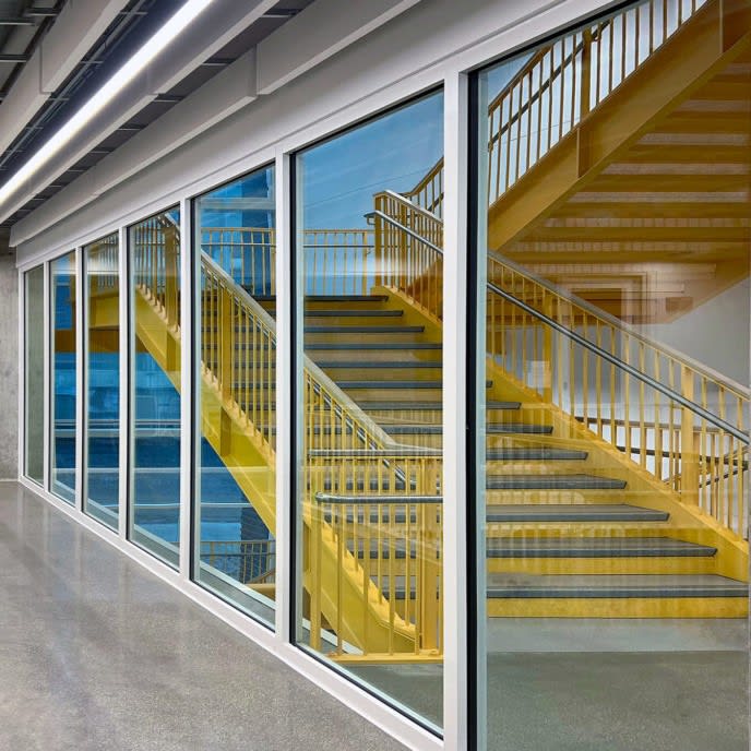 Fire Rated Glass Elevates Stairwell Design at Purdue University