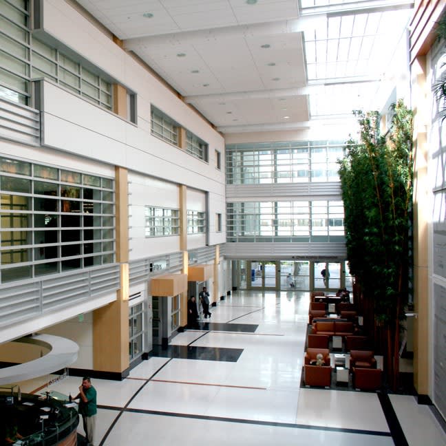 Medical Center Maximized Natural Daylight with Fire Rated Glass