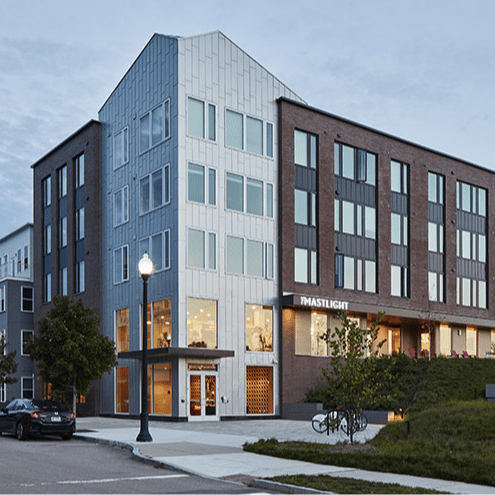 Metal Wall Panels Clad Contemporary Apartment On Former  Naval Sir Station