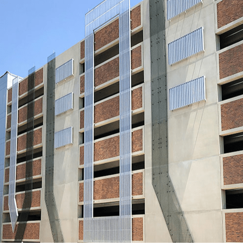 Perforated Metal Panels Showcased On Award Winning Parking Garage
