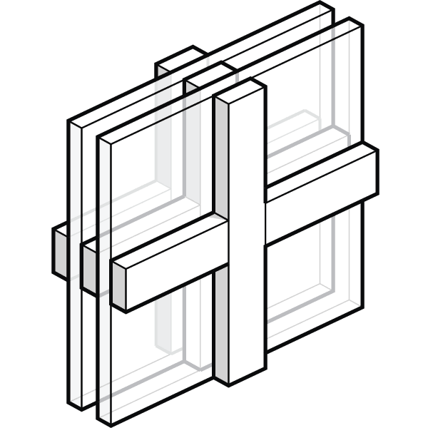 SDL w/Spacer Bars (Simulated Divided Lite with Spacer Bars)
